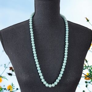Vintage Beaded Faux Pearl Necklace